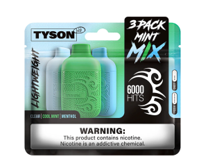 Tyson 2.0 Lightweight 6000 Puffs x 3-Pack