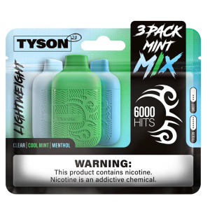 Tyson 2.0 Lightweight 6000 Puffs x 3-Pack