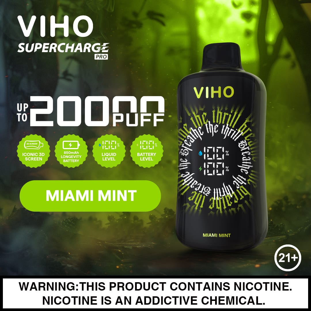 VIHO Supercharge PRO 20,000 Puffs - Image 3
