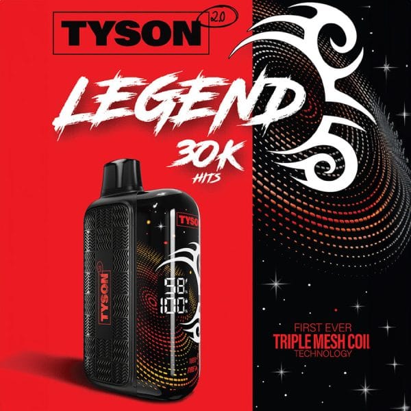 Tyson 2.0 Legend 30K Disposable Vape - 30,000 Puffs