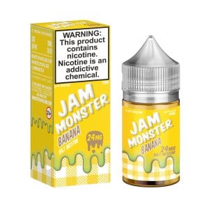 Banana - salt nicotine e-liquid by Jam Monster 30ml