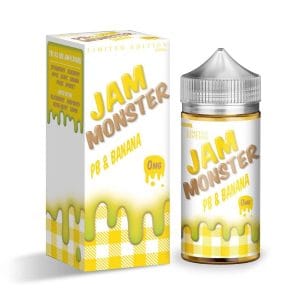 PB & Banana - freebase e-liquid by Jam Monster 100ml