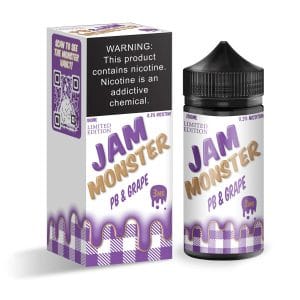 PB & Grape - freebase e-liquid by Jam Monster 100ml