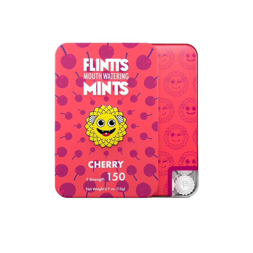 Flintts Mints - Cherry - Dry Mouth Mint (F‑Strength 150)