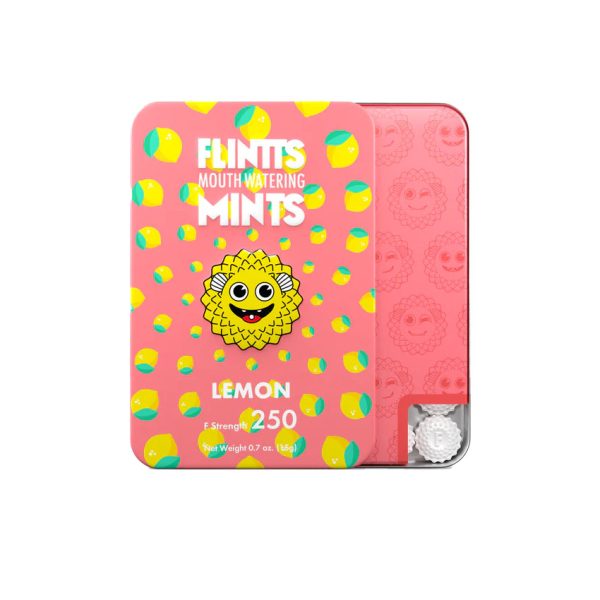 Flintts Mints - Lemon - Dry Mouth Mint (F‑Strength 250)