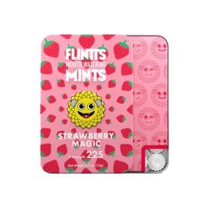 Flintts Mints - Strawberry Magic - Dry Mouth Mint (F‑Strength 225)