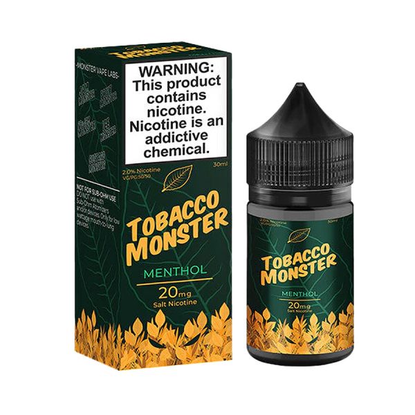 Menthol - salt nicotine e-liquid by Tobacco Monster 30ml