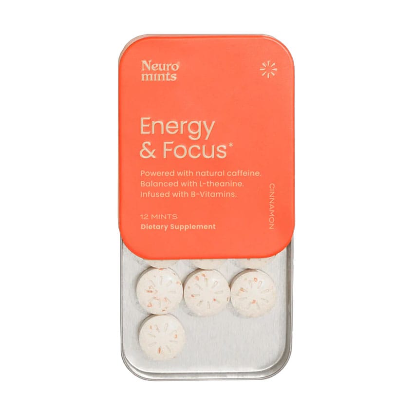 Neuro - Energy & Focus Cinnamon Mints Tin (12 Ct)