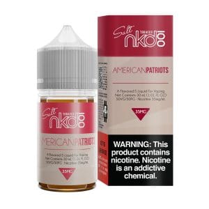 American Patriots - salt nicotine e-liquid by Naked 30ml