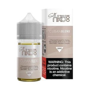 Cuban Blend - salt nicotine e-liquid by Naked 30ml