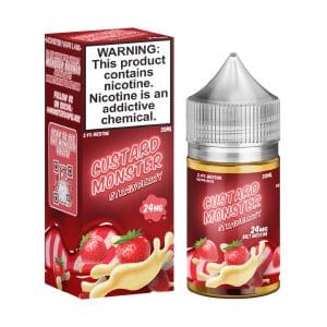 Strawberry - salt nicotine e-liquid by Custard Monster 30ml