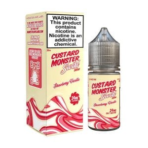 Strawberry Vanilla - salt nicotine e-liquid by Custard Monster Swirl Edition 30ml