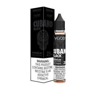 Cubano Black - salt nicotine e-liquid by VGOD 30ml