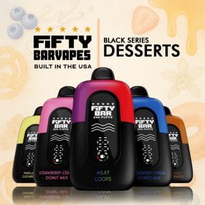 Fifty Bar V2 Black Series (Desserts) - 20,000 Puffs