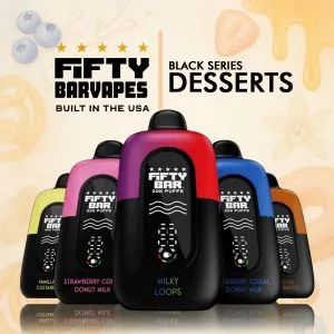 Fifty Bar V2 Black Series (Desserts) - 20,000 Puffs