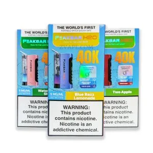 Peakbar H20 – 40,000 Puffs | Portable Water Shisha Vape