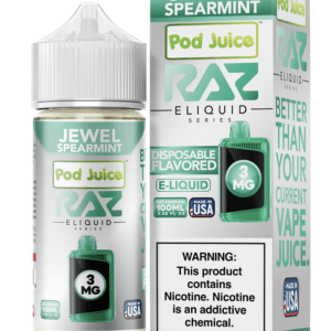 Jewel Spearmint - Freebase e-liquid by RAZ 100ml