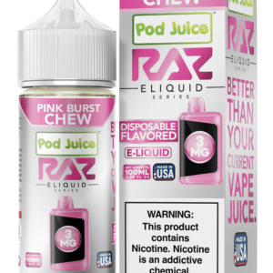 Pink Burst Chew - Freebase e-liquid by RAZ 100ml