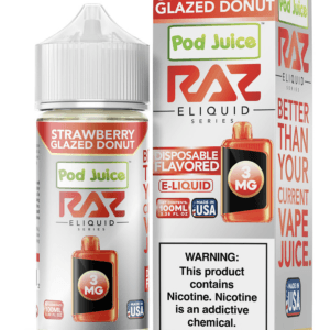 Strawberry Glazed Donut - Freebase e-liquid by RAZ 100ml