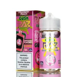 Strawberry Peach Gush - Freebase e-liquid by RAZ 100ml