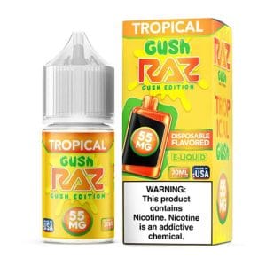 Tropical Gush - Salt Nicotine e-liquid by RAZ 30ml