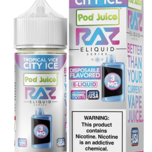 Tropical Vice City Ice - Freebase e-liquid by RAZ 100ml