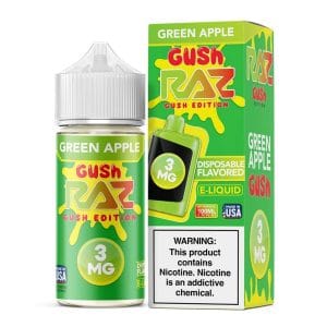 Green Apple Gush - Freebase e-liquid by RAZ 100ml